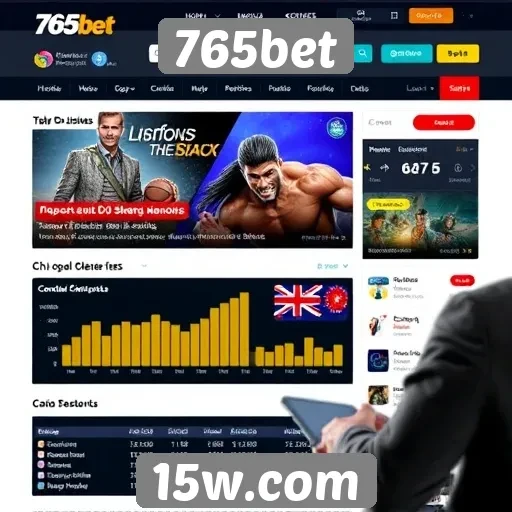 Avaliação da experiência do usuário no site 765bet